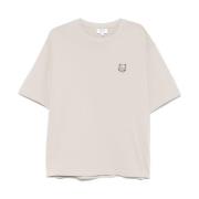 Beige T-shirt med signatur rævemotiv