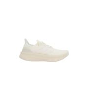 Hvide lavtop sneakers med 3-striber