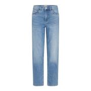 Raven Cropped Jeans Lyseblå