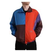 Multifarvet Techno Windbreaker Jakke