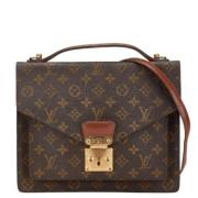 Pre-owned Canvas louis-vuitton-tasker