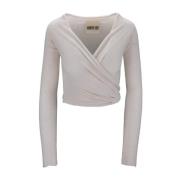 V-hals Uld Cashmere Sweater