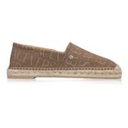 Slip-on Espadriller med Medusa Logo Detalje