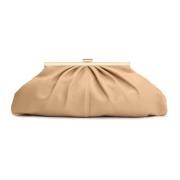 Dame beige clutch taske