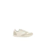 Teksturerede Platform Sneakers med Ruskind