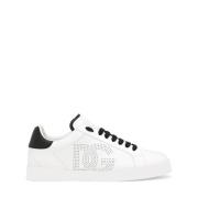 Portofino Kontrast Lave Sneakers Hvid/Sort