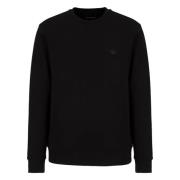 Sort Crew-Neck Sweatshirt Essentials