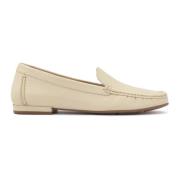 Slip-on mokkasiner med traditionel syning