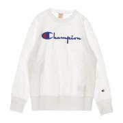 Hvid Crewneck Sweatshirt Letvægts