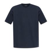 T-shirt med broderet logo