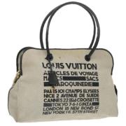 Pre-owned Canvas louis-vuitton-tasker