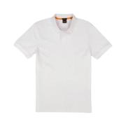 Klassisk Polo Slim Fit Hvid