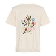 Blomsterprint T-shirt Whitecap Multi