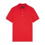 Lyle; Scott Plain Polo Shirt Gala Red