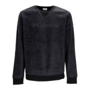 Sort Fleece Crewneck Sweatshirt Langærmet