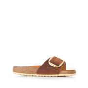 Brune Læder Sandaler Madrid Stil