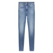 Vintage Skinny Fit Blå Jeans