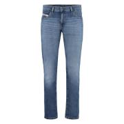 Slim Fit Jeans med Metal Detaljer