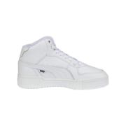 Suede Mid-Top Perforeret Sneaker