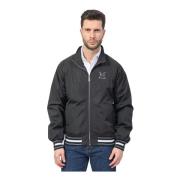 Sort Herrejakke Fullzip Logo