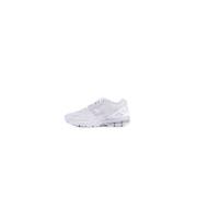 Hvide Logo Sneakers Mesh Ruskind Gummi