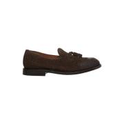 Flettede Ruskind Loafers Brun