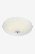 FLEUR Plafond LED hvid/krom, 43 cm