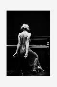 Poster Piano Lady