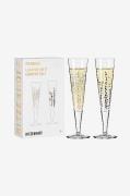 Champagneglas Goldnacht 2-pak