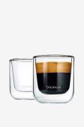 Espressoglas Nero 80 ml 2 pak