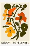 Pelcasa - Plakat Flower Market. Copenhagen - Beige - Posters - - Homer...