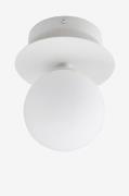 Globen Lighting - Væglampe/Plafond Art Deco 24 IP44 - Hvid - Væglamper...