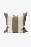 Zelected by Houze - Pudebetræk Lola brown linen - Beige - Pyntepuder &...