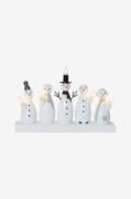 Lysestage Snowman 21 cm