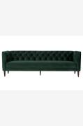 WOOOD - Sofa 3-pers. Nisa - Grøn - Sofaer - - Homeroom