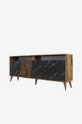 Hanah Home - Aflastningsbord Milan 180 cm - Brun - Skænke & sideboards...