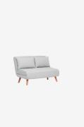 Hanah Home - 2-sæders sofa-seng-Fred - Grå - 2-pers. sofaer - - Homero...