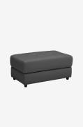 Loft24 - Ottoman Rayland - Sort - Fodskamler & puffer - - Homeroom