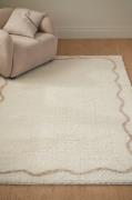 &Home - Ryatæppe Lugo Wave - Beige - Luv- & ryatæpper - - Homeroom