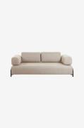 Kave Home - Sofa Compo, 3-pers. - Beige - 3-pers. sofaer - - Homeroom