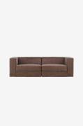 Venture Home - Sofa med 3 sæder Lumi - Brun - 3-pers. sofaer - - Homer...