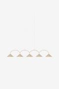 Globen Lighting - Pendel Curve 5 - Beige - Loftpendler - - Homeroom