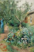 Svanefors - Vægdekoration Carl Larsson - Grøn - Billeder - - Homeroom