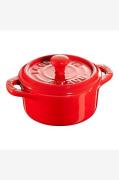 Staub - Minigryde rund 10 cm, 0,2 l - Rød - Gryder & kasseroller - - H...