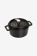 Staub - Gryde La Cocotte rund 20 cm, 2,2 l - Sort - Gryder & kasseroll...