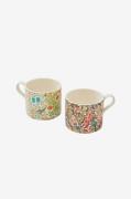 Spode - Krus Morris & Co Blackthorn & Golden Lily 2-pak - Flerfarvet -...