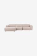 Rowico Home - Sofa Willard, 4-pers. med chaiselong til venstre - Beige...