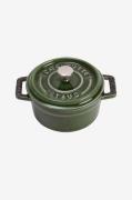 Staub - Gryde La Cocotte rund 10 cm, 0,25 L - Grøn - Gryder & kasserol...