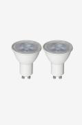 Globen Lighting - Lyskilde GU10 LED Spot 3,6W 2-Pack - Transparent - L...