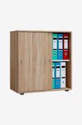 VCM - Kontorskab Lona L med skydedøre - Flerfarvet - Skabe - - Homeroo...